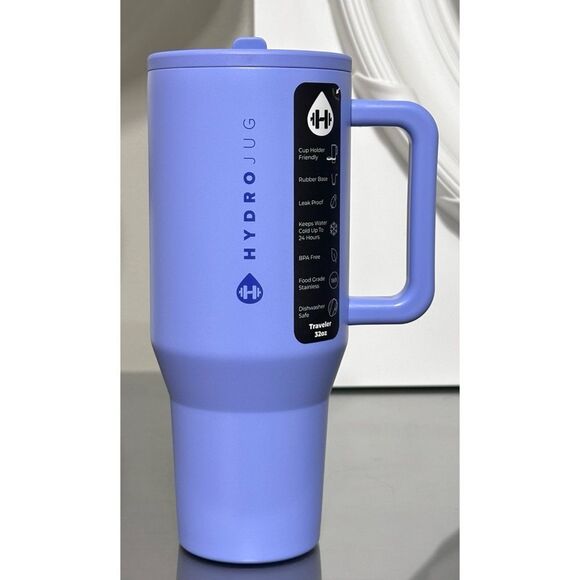 LIMITED EDITION HydroJug 32oz Traveler, PERI - Picture 3 of 6